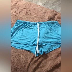 Blue Cute Sleepwear Shorts